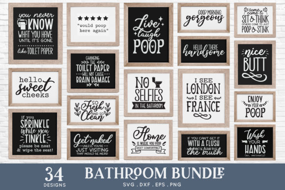 Download 34 Funny Bathroom Signs Wall Decor Svg - Wall decor Collection