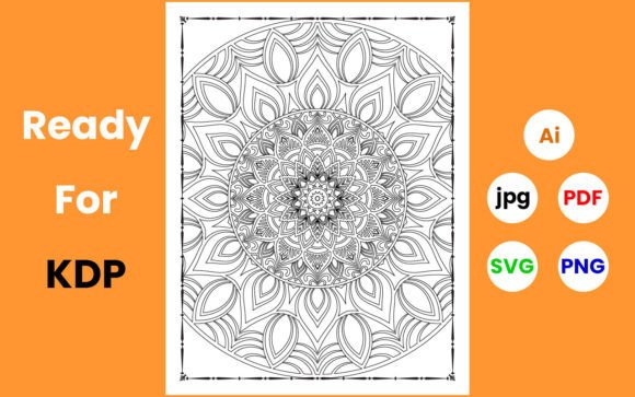 Download Mandala Floral Coloring Page Adults KDP - Adult Collection