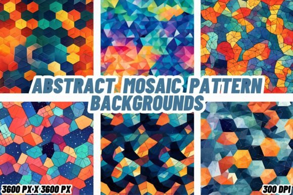 Download Abstract Mosaic Pattern Backgrounds - Backgrounds Collection