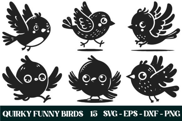 Download Cute Funny Bird SVG Bundle - Premium Resources