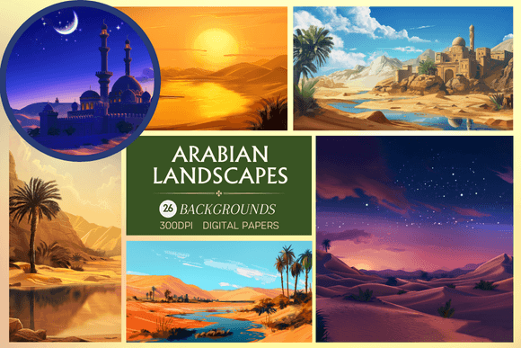 Download Arabian Landscapes - Backgrounds - Backgrounds Collection