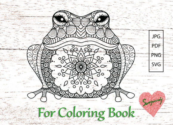 Download Frog for Adult Coloring Book - Adult Collection