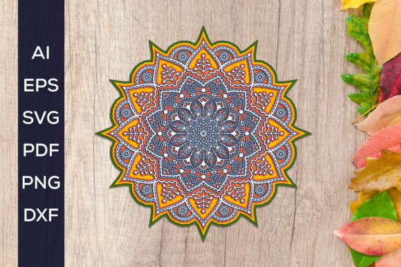 Download 3D Layered Mandala Art &ndash; Multilayer Cut - Premium Resources