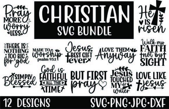 Download Christian Svg Bundle 12 Designs - Premium Bundle