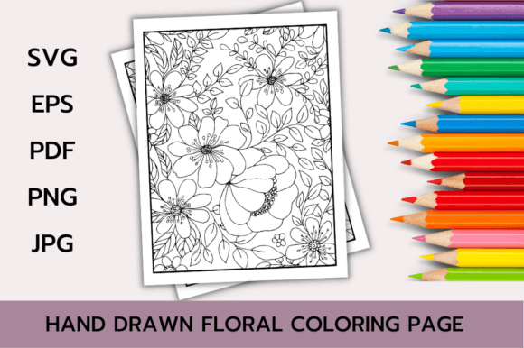 Download Floral Coloring Page Book for Adults - Adult Collection